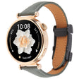 20mm Universal Slim Magnetic Buckle Genuine Leather Watch Band(Dark Green) - free shipping - PMc TechLife - Order now!