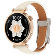 22mm Universal Slim Magnetic Buckle Genuine Leather Watch Band(Beige) - free shipping - PMc TechLife - Order now!