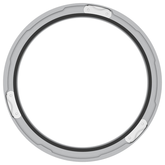 For CMF Watch Pro 2 Smart Watch Metal Bezel Ring Frame Without Words Version(Silver)