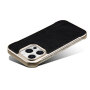 For iPhone 16 Plus Denior MagSafe Genuine Leather Calf Texture  Phone Case(Red)