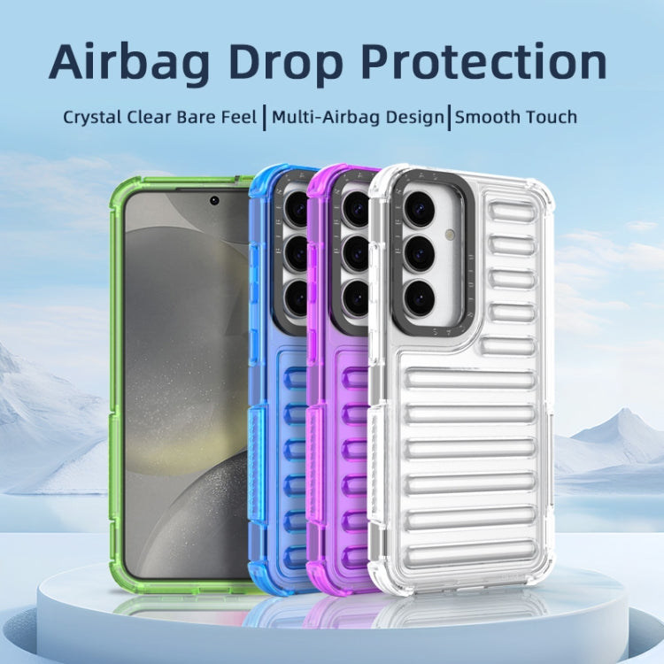 For Samsung Galaxy S25+ 5G High Transparency TPU Hybrid PC Airbag Phone Case(Transparent)