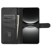 For Samsung Galaxy S25 5G AZNS Skin Feel Calf Texture Flip Leather Phone Case(Black)