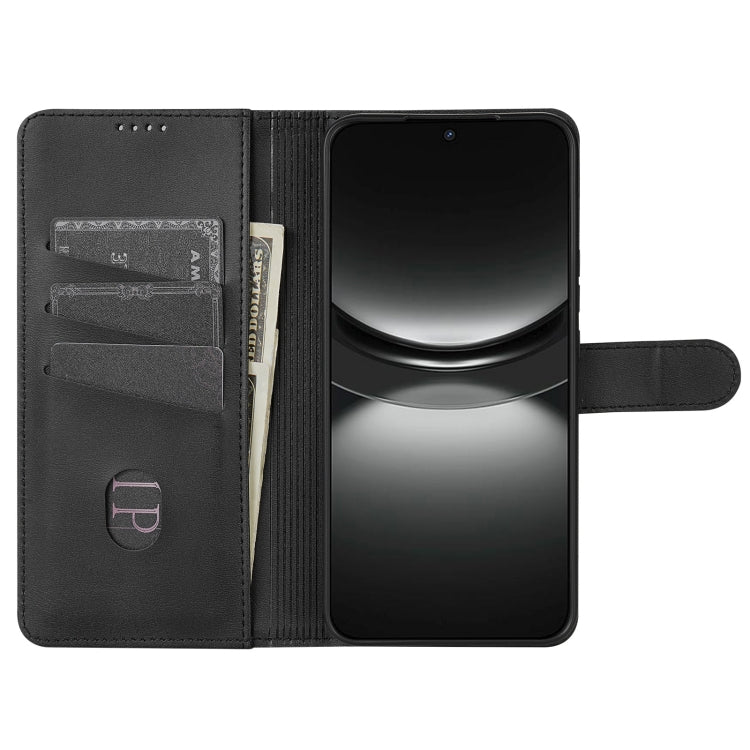 For Samsung Galaxy S25 5G AZNS Skin Feel Calf Texture Flip Leather Phone Case(Black)