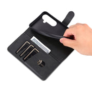 For Samsung Galaxy S25 5G AZNS Skin Feel Calf Texture Flip Leather Phone Case(Black)