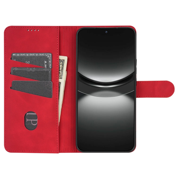 For Samsung Galaxy S25 5G AZNS Skin Feel Calf Texture Flip Leather Phone Case(Red)