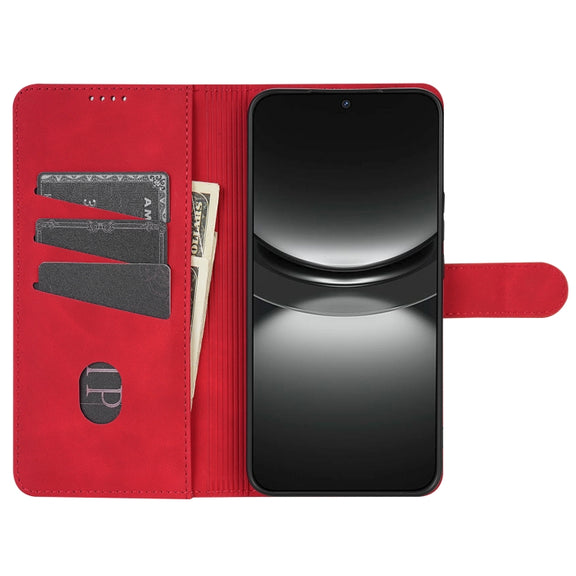 For Samsung Galaxy S25 5G AZNS Skin Feel Calf Texture Flip Leather Phone Case(Red)