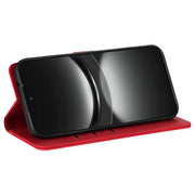 For Samsung Galaxy S25 5G AZNS Skin Feel Calf Texture Flip Leather Phone Case(Red)