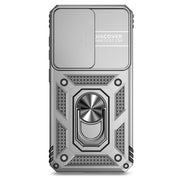 For Samsung Galaxy S25 5G Sliding Camshield Holder Phone Case(Silver)