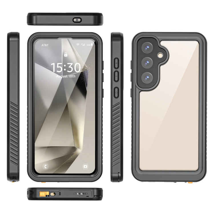 For Samsung Galaxy S25+ 5G RedPepper IP68 Water-resistant Triple-proof Phone Case(Black)