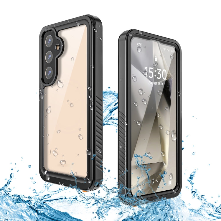For Samsung Galaxy S25+ 5G RedPepper IP68 Water-resistant Triple-proof Phone Case(Black)