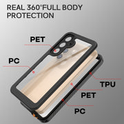 For Samsung Galaxy S25+ 5G RedPepper IP68 Water-resistant Triple-proof Phone Case(Black)