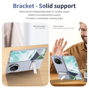 For Huawei Mate X3 Ice-Cold Holder PC Hybrid TPU Phone Case(Silver)