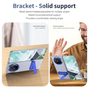 For Huawei Mate X5 Ice-Cold Holder PC Hybrid TPU Phone Case(Blue)
