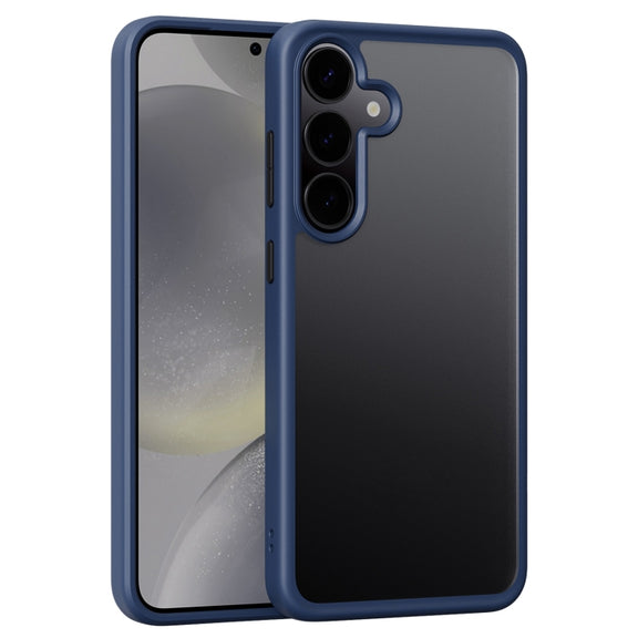 For Samsung Galaxy S25+ 5G Skin Feel Phone Case(Titanium Blue)