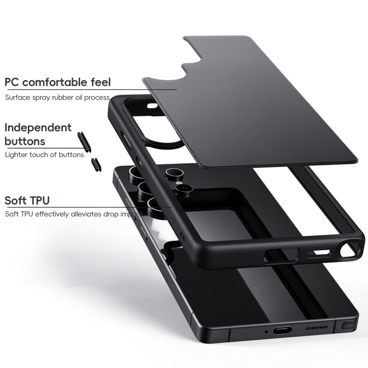 For Samsung Galaxy S25 5G Skin Feel Phone Case(Black)