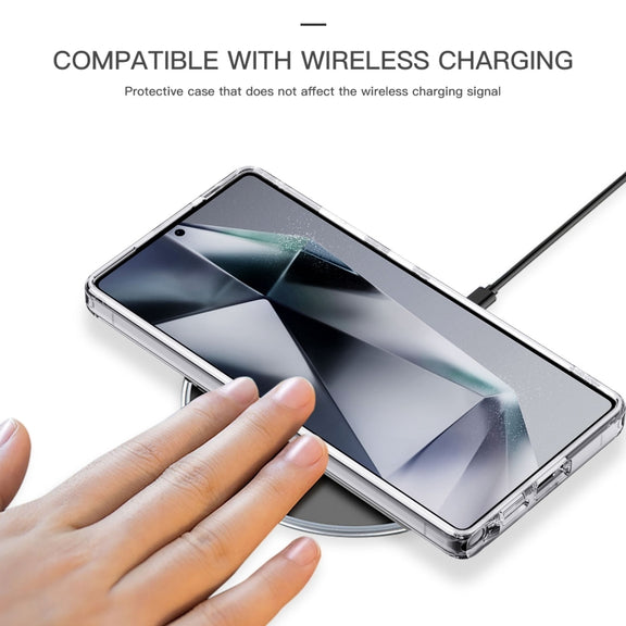 For Samsung Galaxy S25+ 5G Crystal Clear TPU Hybrid PC Phone Case(Transparent)