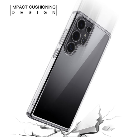 For Samsung Galaxy S25+ 5G Crystal Clear TPU Hybrid PC Phone Case(Transparent)