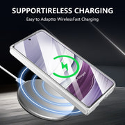 For Huawei Mate X5 lce Folding Series MagSafe Integrated Clear PC Phone Case(Black)