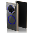 For Huawei Mate XT Ultimate Design lce Folding Series MagSafe Integrated Clear PC Phone Case(Royal Blue) - Huawei Cases by PMC TechLife | Online Shopping South Africa | PMC TechLife | Buy Now Pay Later Mobicred