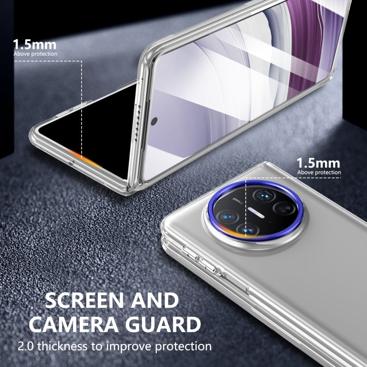 For Huawei Mate X5 lce Folding Series Integrated Clear PC Phone Case(Royal Blue)