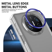 For Huawei Mate X5 lce Folding Series Integrated Clear PC Phone Case(Royal Blue)