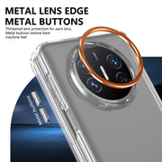 For Huawei Mate X5 lce Folding Series Integrated Clear PC Phone Case(Orange)