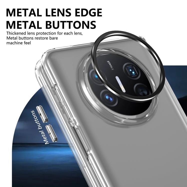 For Huawei Mate X5 lce Folding Series Integrated Clear PC Phone Case(Black)