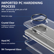 For Huawei Mate X5 lce Folding Series Integrated Clear PC Phone Case(Black)