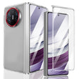 For Huawei Mate X5 lce Folding Series Integrated Clear PC Phone Case(Red) - Huawei Cases by PMC TechLife | Online Shopping South Africa | PMC TechLife | Buy Now Pay Later Mobicred