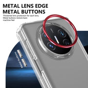 For Huawei Mate X5 lce Folding Series Integrated Clear PC Phone Case(Red)