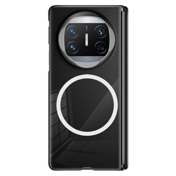 For Huawei Mate X5 / X3 Clear MagSafe PC Full Coverage Phone Case(Black)