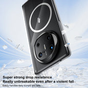 For Huawei Mate X5 / X3 Clear MagSafe PC Full Coverage Phone Case(Black)