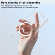 For Huawei Mate X5 / X3 Clear MagSafe PC Full Coverage Phone Case(Black)