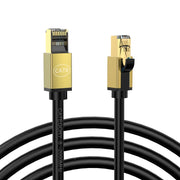 5m Home Fiber Bandwidth 10 Gigabit CAT8 Network Cable(Gold)
