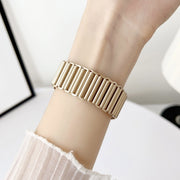 For Samsung Galaxy Watch 7 / 6 / 5 Hollow Chain Metal Watch Band(Gold)