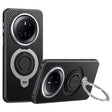 For Huawei Mate 70 Pro / 70 Pro+ Carbon Fiber MagSafe Phone Case with 360 Degree Rotating Holder(Black Silver) - Huawei Cases by PMC TechLife | Online Shopping South Africa | PMC TechLife | Buy Now Pay Later Mobicred