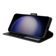 For Samsung Galaxy S25 5G 3-Card Slots Multifunctional Leather Phone Case(Black)