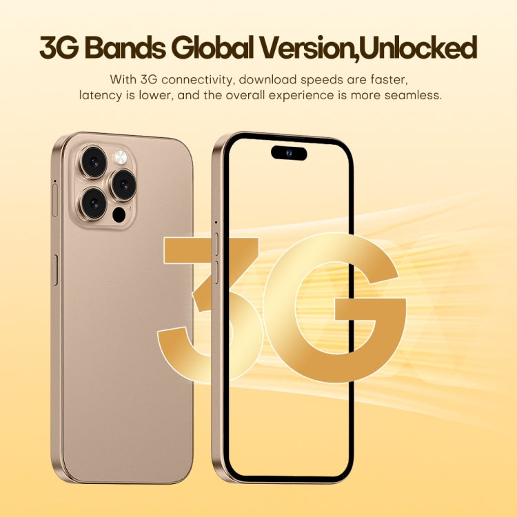 U218 / i16 Pro Max, 1GB+16GB, 6.6 inch Android 8.1 MTK6580A Quad Core, OTG, Network: 3G, Dual SIM, Plug:US Plug(Blue)