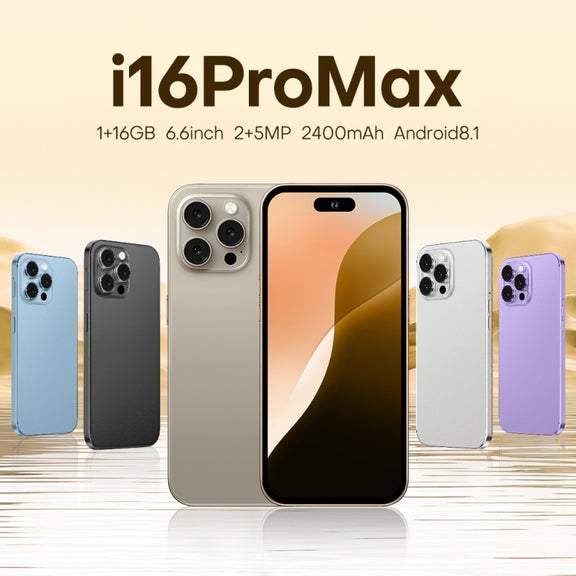 U218 / i16 Pro Max, 1GB+16GB, 6.6 inch Android 8.1 MTK6580A Quad Core, OTG, Network: 3G, Dual SIM, Plug:US Plug(White)