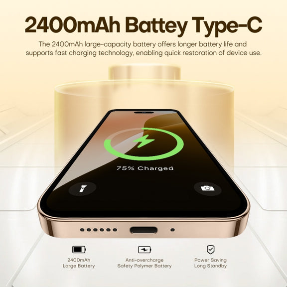U218 / i16 Pro Max, 1GB+16GB, 6.6 inch Android 8.1 MTK6580A Quad Core, OTG, Network: 3G, Dual SIM, Plug:US Plug(White)