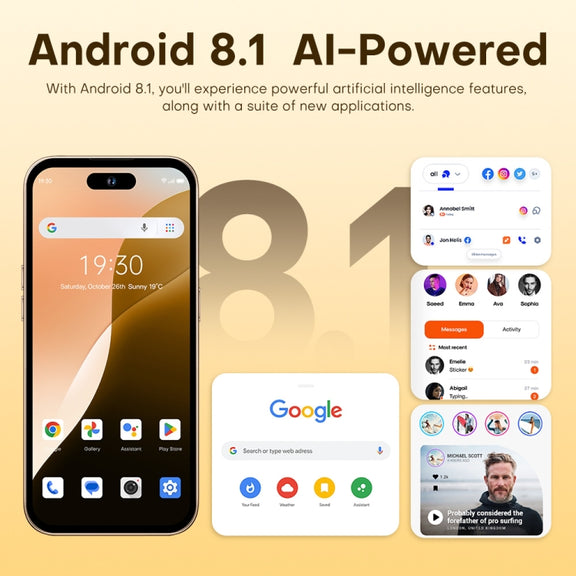 U218 / i16 Pro Max, 1GB+16GB, 6.6 inch Android 8.1 MTK6580A Quad Core, OTG, Network: 3G, Dual SIM, Plug:EU Plug(Black)
