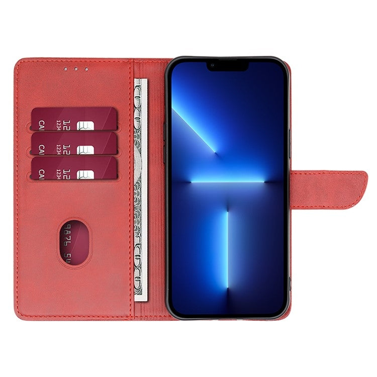 For Samsung Galaxy S25+ 5G Calf Texture Buckle Flip Leather Phone Case(Red)