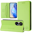 For Ulefone Note 17 Pro RC01 Dual-Folded Magnetic Suction RFID Leather Phone Case(Grass Green) - Ulefone Cases by PMC TechLife | Online Shopping South Africa | PMC TechLife | Buy Now Pay Later Mobicred
