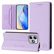 For Ulefone Note 18 Ultra 5G RC01 Dual-Folded Magnetic Suction RFID Leather Phone Case(Light Purple) - free shipping - PMC TechLife - Order now!