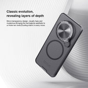For Huawei Mate 70 NILLKIN CamShield Prop MagSafe Magnetic Translucent PC Phone Case(Black)