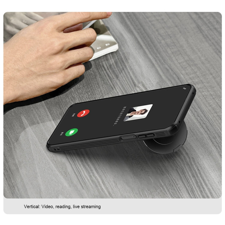 For Huawei Mate 70 NILLKIN CamShield Prop MagSafe Magnetic Translucent PC Phone Case(Black)