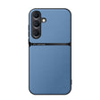 For Samsung Galaxy S25 5G Litchi Leather Magnetic Full Coverage Shockproof Phone Case(Blue) - Galaxy S25 5G Cases by PMC Jewellery | Online Shopping South Africa | PMC Jewellery | Buy Now Pay Later Mobicred