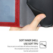 For Samsung Galaxy S25 5G Zipper Bag Leather Phone Case(Red)