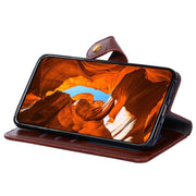 For Samsung Galaxy S25+ 5G Zipper Bag Leather Phone Case(Brown)