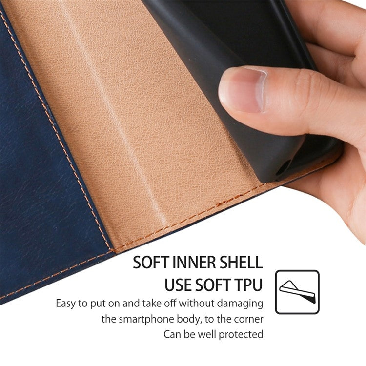 For Samsung Galaxy S25 Ultra 5G Gloss Oil Solid Color Magnetic Leather Phone Case(Blue)